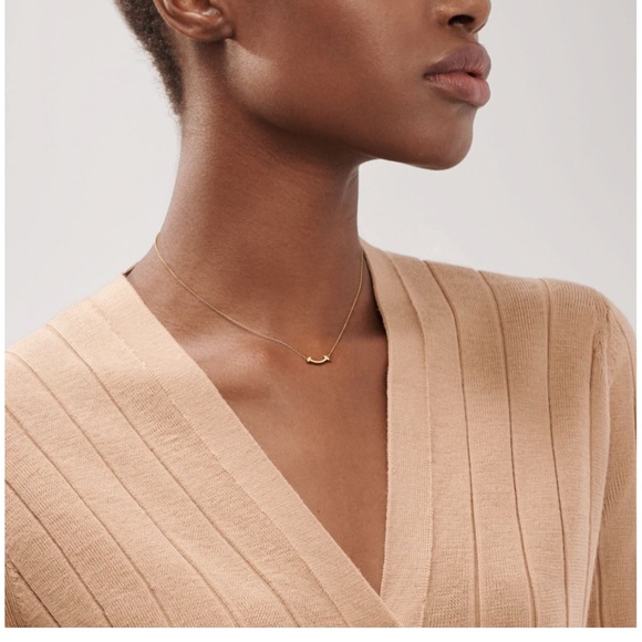 Jewelry - Mini Tiffany T Smile Pendant in Yellow Gold